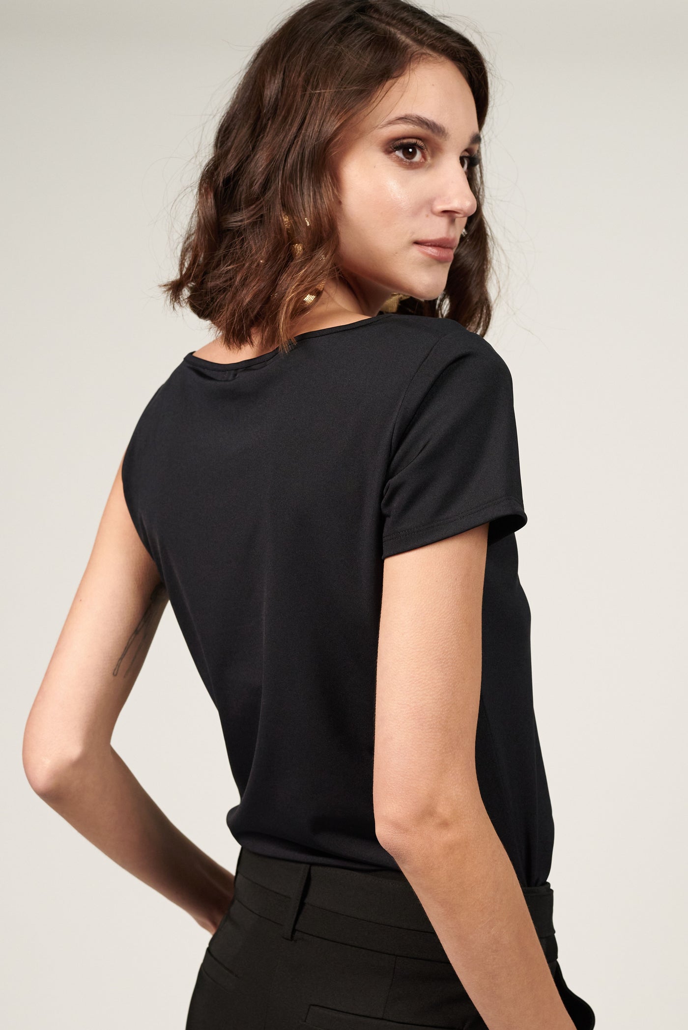 Polera Valentina negro