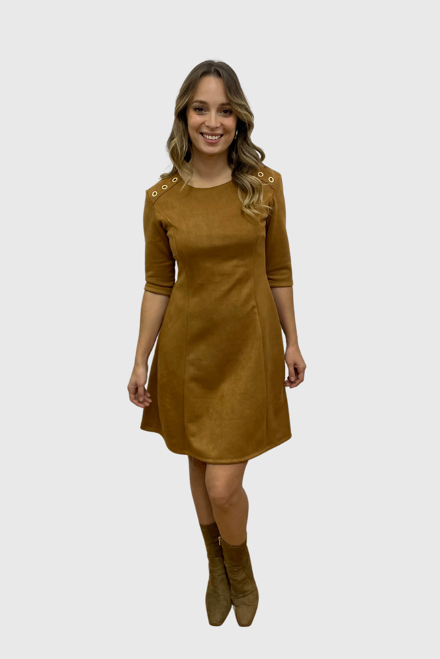 Vestido Kala camel