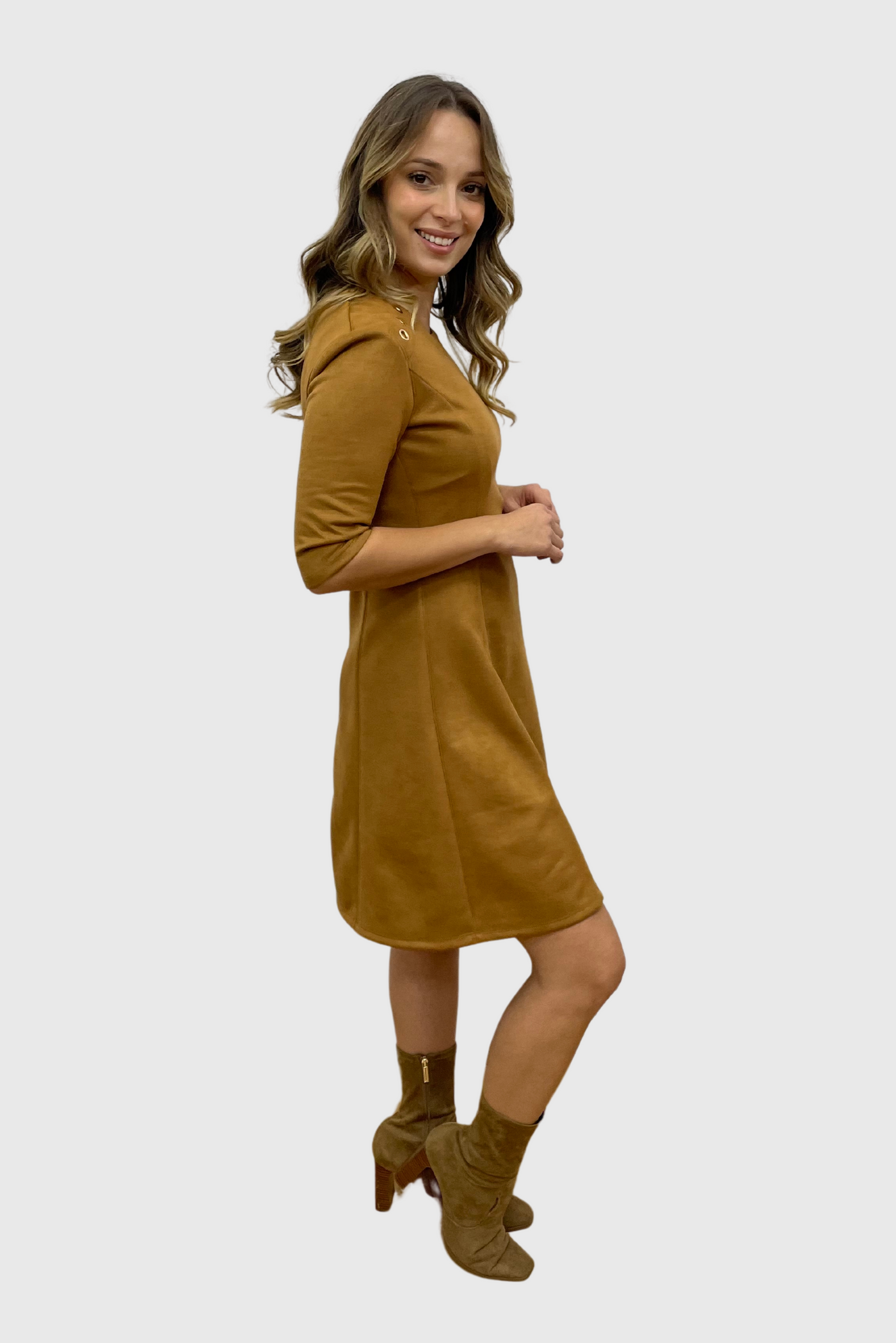 Vestido Kala camel