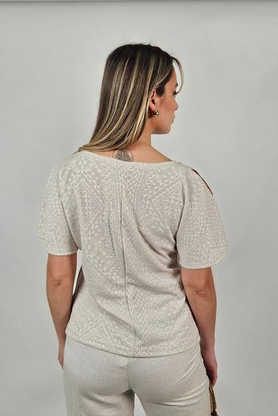 Polera Aylin terracota