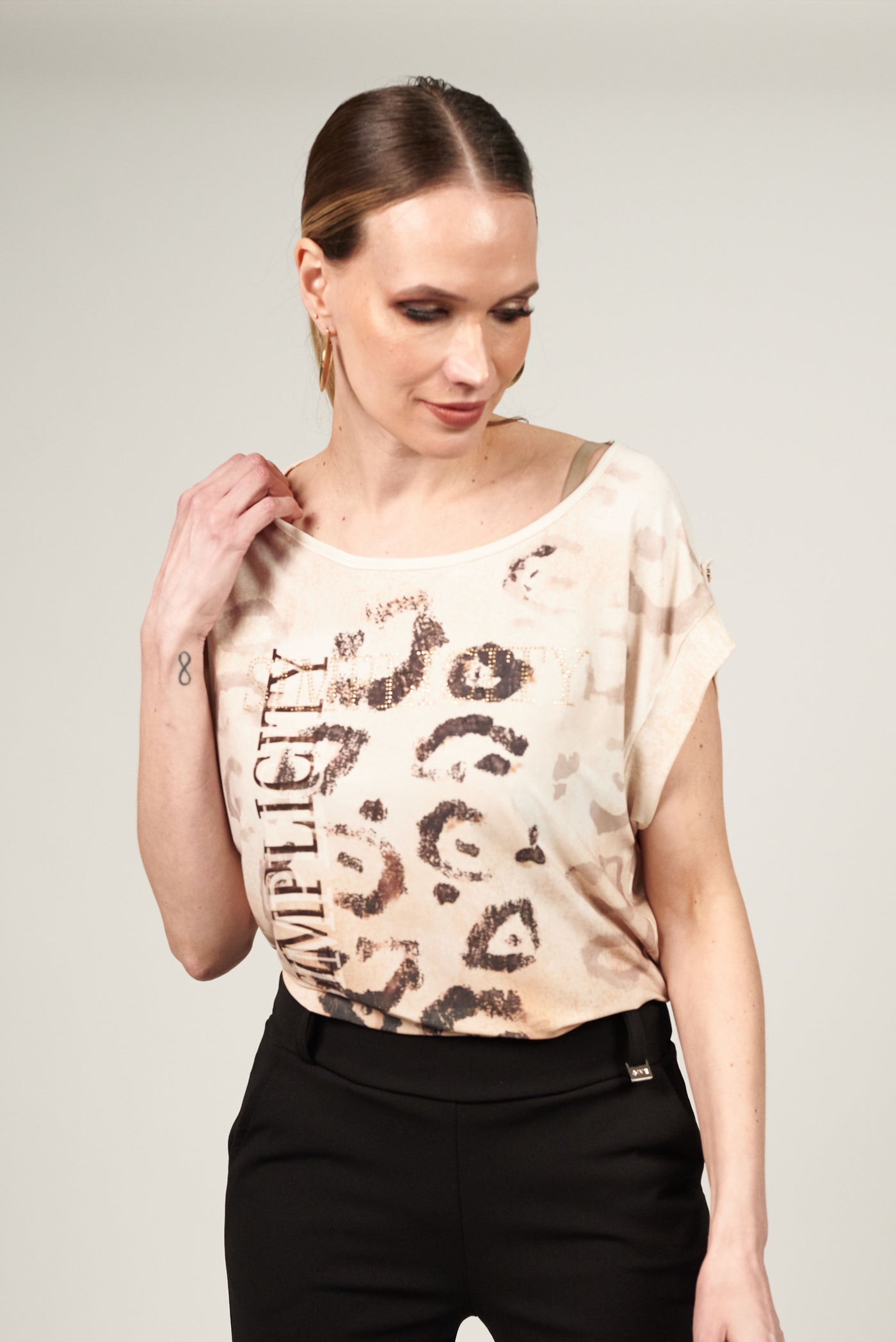 Polera Elizabeth Beige