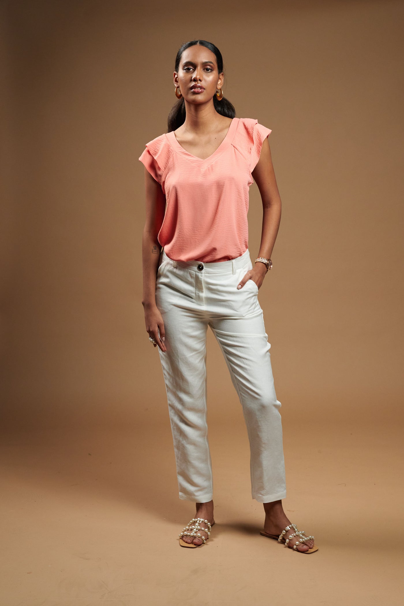 Polera Rose salmon