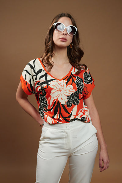 Polera Catalina coral